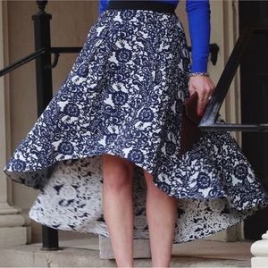 Anthropologie Sachin + Babi Jacquard Skirt